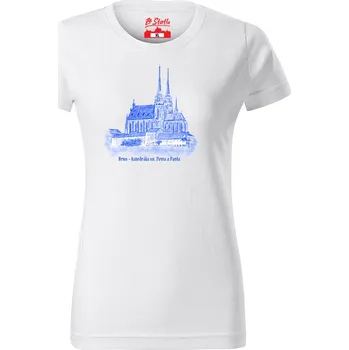 Dámské tričko Dámské tričko - Petrov kresba Bílá XL