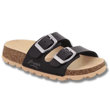 Chlapecké bačkory Superfit dětské pantofle fusbbet, Schwarz Velikost: 33