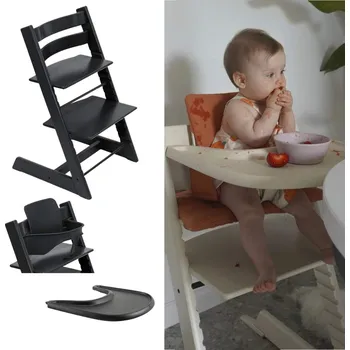 STOKKE Tripp Trapp Bundle + pultík Black