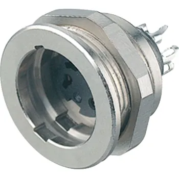 Rozvaděč Binder 09 4812 25 04 Push Pull konektor pro montáž na panel, kontakty: 4, nestíněný, pájený, IP40