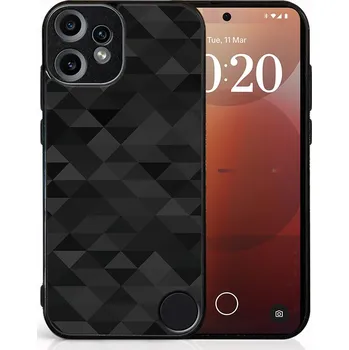 Pouzdro na tablet VSECHNONAMOBIL 122371 MY ART Ochranný kryt pro CMF Phone 2 Pro BLACK TRIANGLES (232)
