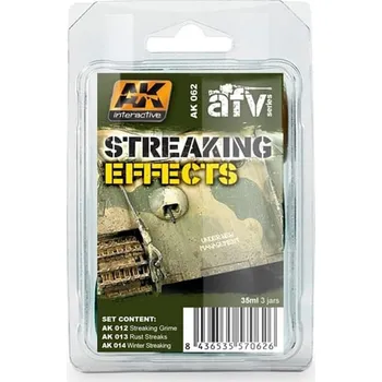 AK Interactive AK Weathering SET AK062 STREAKS (3x35ml)