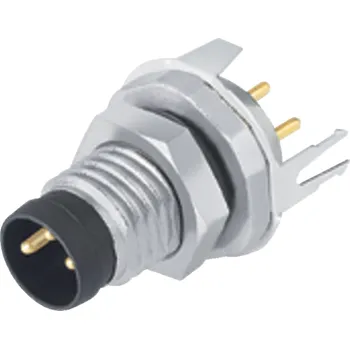 Rozvaděč Binder 86 6319 1120 00008 Konektor M8 pro montáž na panel, kontakty: 8, stíněný, THT, IP67, UL, upevnění zepředu