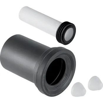 Klozet Geberit Odpadní připojovací manžeta 9 mm pro závěsné WC, chrom mat 152.426.46.1