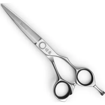 Kadeřnické nůžky Shōrai Katana Scissors - prémiové profesionální nůžky 1491 - Brushed Silver - 6.0"