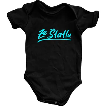 Kojenecký body Kojenecké body - Ze Štatlu modrý potisk Černá 74