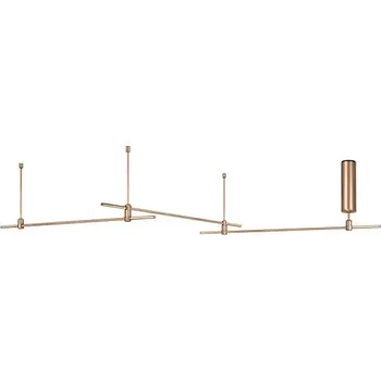 Skandinávský lustr Cron zlaté