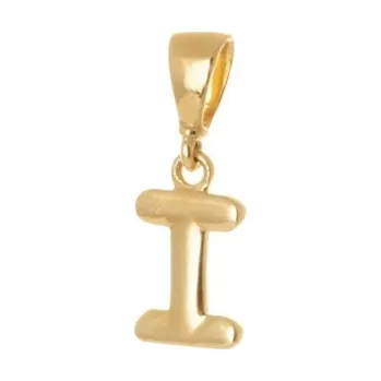Přívěsek Přívěšek ze žlutého zlata písmeno I ZZ1460IF + dárek zdarma