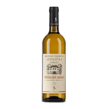 Víno Rodinné vinařství Jedlička Veltlínské zelené bílé víno suché 2017 alk. 12,0% 0,75L (holá láhev)