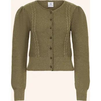 Dámský svetr Hammerschmid Dámská Pletená Kazajka Thur, olivová, 40