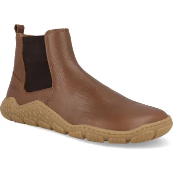 Dámská zimní obuv Barefoot dámské kotníkové boty Koel - Ryder Leather Chelsea Cognac hnědé Velikost: 39