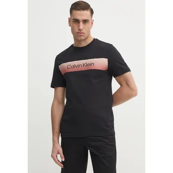 Pánská móda Bavlněné tričko Calvin Klein K10K114163 černá 99X, vel. M