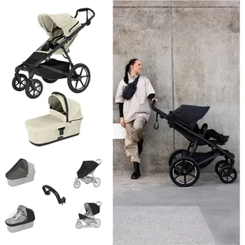 Kočárek THULE Urban Glide 4-wheel Kočárek od narození Set B - Soft Beige
