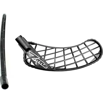 Florbalová čepel ZONE Monstr medium+ PE black R - Pravá ruka dole/Černá/středně tvrdá - medium+ (PE)