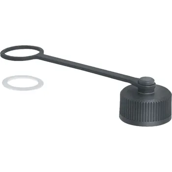 Elektrický konektor Binder 08 2989 000 000 IP67, s upevňovacím popruhem, pro konektor M12 pro montáž na panel.