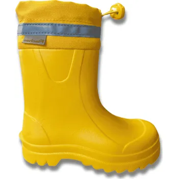 Dívčí holínky FISCHER Doggy dětské holínky , Gelb Žluté Velikost: 31