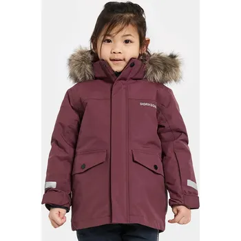 Chlapecká bunda Dětská bunda Didriksons BJÄRVEN KIDS PARKA 4 505991.9BYA burgundské 93X, vel. 130