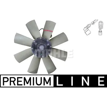 Chladič motoru Větrák, chlazení motoru HELLA 8MV376782-401