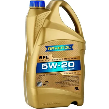 Auto-moto RAVENOL SFE 5W-20 USVO® 4+1L ZDARMA (Syntetický motorový olej Ravenol SFE 5W-20 USVO)