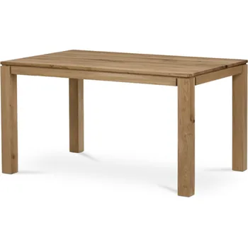 Jídelní stůl Jídelní stůl dřevěný z masivu 140x80cm, Autronic DS-F140 DUB