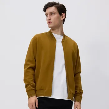 Pánská mikina Reserved - Mikina bomber - zlatavá hnědá - 8054H-82X - 8054H-82X-S