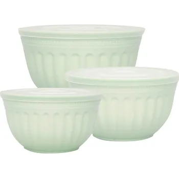 Dóza na potraviny GREEN GATE Úložné kuchyňské dózy Alice Pale Green – set 3 ks