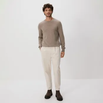 Pánské kalhoty Reserved - Kalhoty chino regular fit - béžová - 6693L-08X - 6693L-08X-XXL