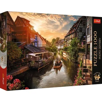 Trefl PUZZLE PREMIUM Photo Odyssey Malé Benátky v Colmaru 68x48cm 1000 dílků