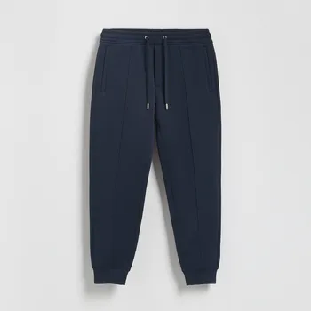 Pánské kalhoty Reserved - Tepláky slim - tmavomodrá - 6688L-59X - 6688L-59X-XXL