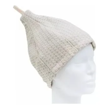 Saunový klobouk lněný