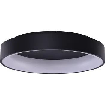 Moderní LED stropní svítidlo Solvent R 45 černé s dálkovým ovladačem