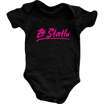 Kojenecký body Kojenecké body - Ze Štatlu růžový potisk Černá 74