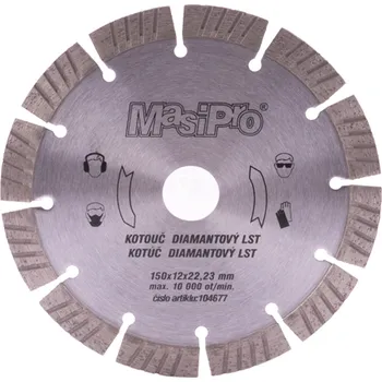 Řezný kotouč MasiPro LST diamantový kotouč segmentový 150 mm