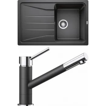 Granitový dřez Blanco Set 08-C 25 Sona 45 S Antracit + Kano Antracit