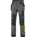 CXS NAOS pánské kalhoty šedo-černé, HV žluté doplňky Velikost: 46