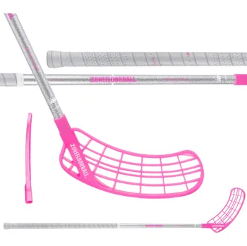 Florbalová hůl ZONE Stick Dream Air Ultralight 29 Silver/Pink 96 cm R - 96 (107) cm/Pravá ruka dole