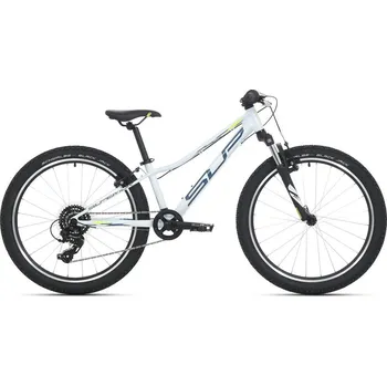 Dětské kolo SUPERIOR RACER XC 24 GLOSS WHITE/BLUE/NEON YELLOW 2023