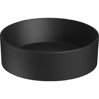 Umyvadlo Umyvadlová kruhová mísa Jika Cubito Pure pr. 40 cm, černá matná