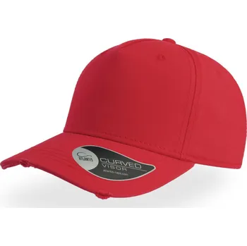 Pracovní přilba Atlantis Headwear Kšiltovka Cargo, 5 panelová COT33803000499-red Červená UNI