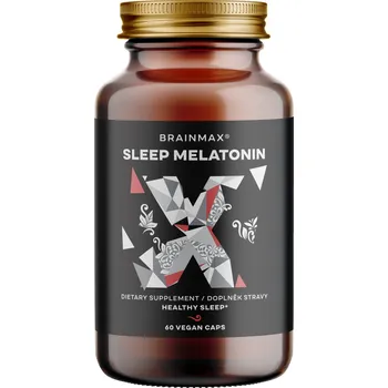 Přípravek na podporu paměti a spánku BrainMax Sleep Melatonin 60 cps.