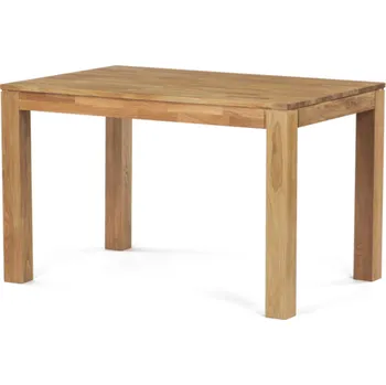 Jídelní stůl Jídelní dřevěný stůl z masivu 120x80cm, Autronic DS-H120 DUB