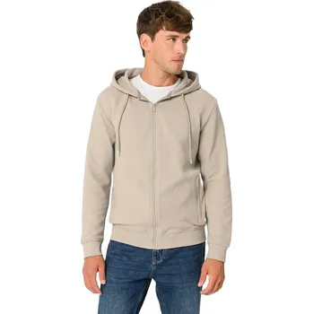 Pánská mikina Pánská mikina se zipem VOLCANO-B-LERMO-102-BEIGE Béžová XXL