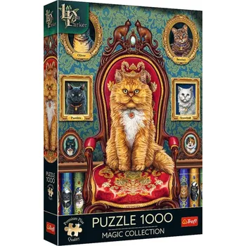 Trefl PUZZLE Magic Collection Šílené kočky 48x68cm skládačka 1000 dílků