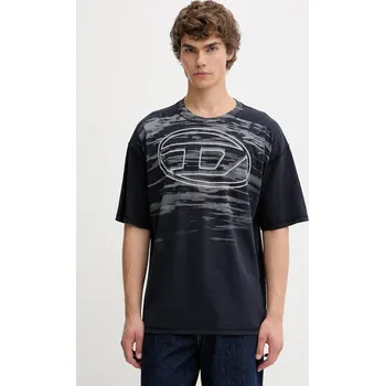 Pánské tričko Bavlněné tričko Diesel T-BOXT-T5 A18653.0AGCA námořnická modř 59X, vel. XL