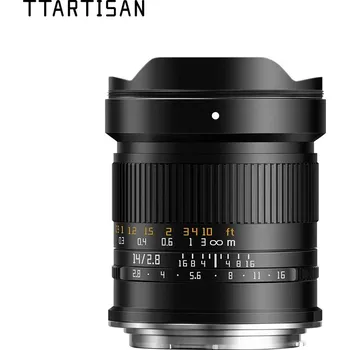 Objektiv TTArtisan MF-FF14mm F2.8 RF Black