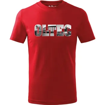 Pánské tričko Dětské tričko - Oltec Červená 12 let