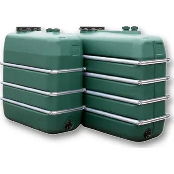 Nádrž na vodu 2000 l, napojení 2x 2 a quot; a přírubou