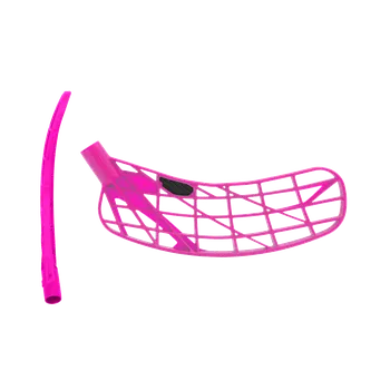 Florbalová čepel OXDOG Highlight Carbon MBC Pink L - Levá ruka dole/Růžová/středně tvrdá - MB (PP)