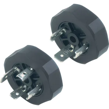 Elektrická zásuvka Binder 43 1705 005 03 Zásuvka napájecího konektoru, Kontakty: 2+PE, nestíněný, pájený, IP40 bez těsnění, VDE, ESTI+