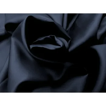 SATEEN 150 (264 černá NERO hladký)-285cm / METRÁŽ NA MÍRU